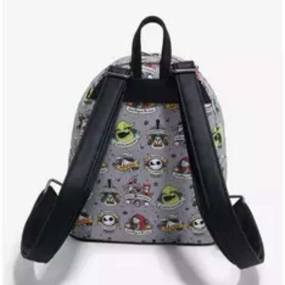 Loungefly The Nightmare Before Christmas Tattoo Art Mini Backpack & Wallet Set - Picture 4 of 9